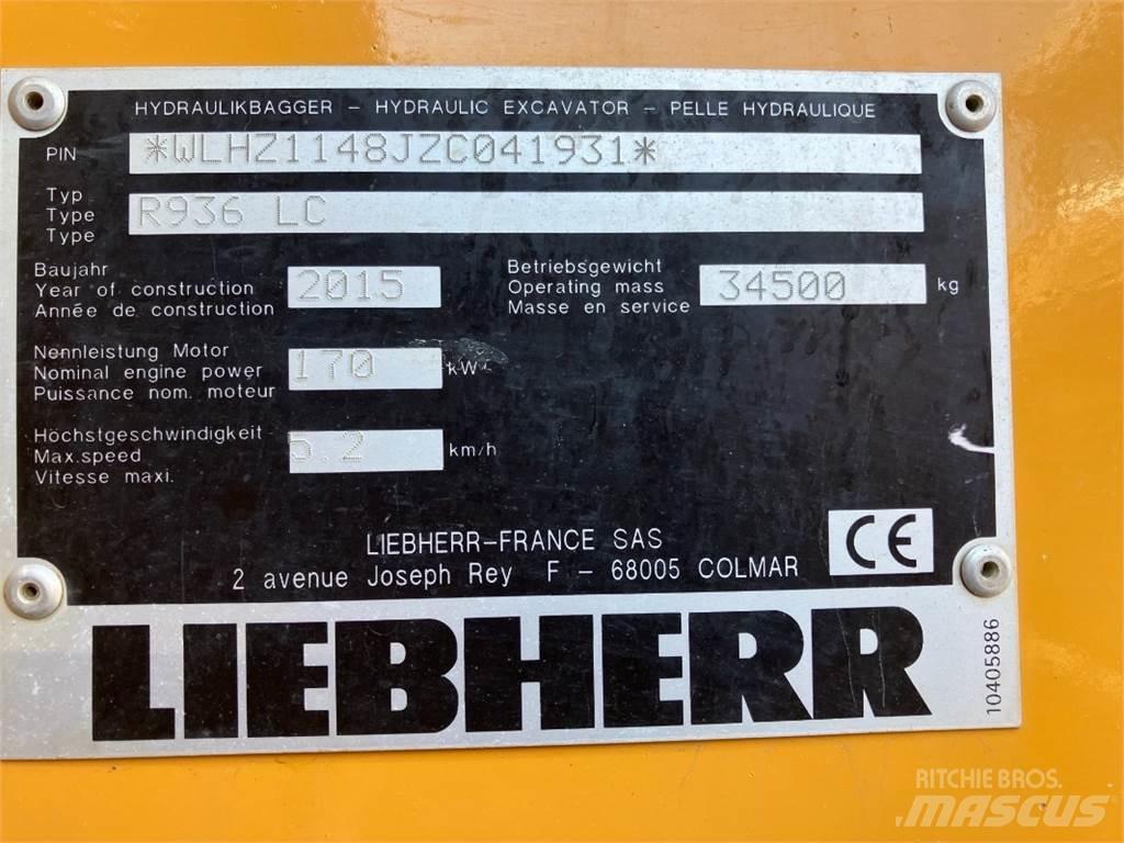 Liebherr R936 履帶式 挖土機/掘鑿機/挖掘機