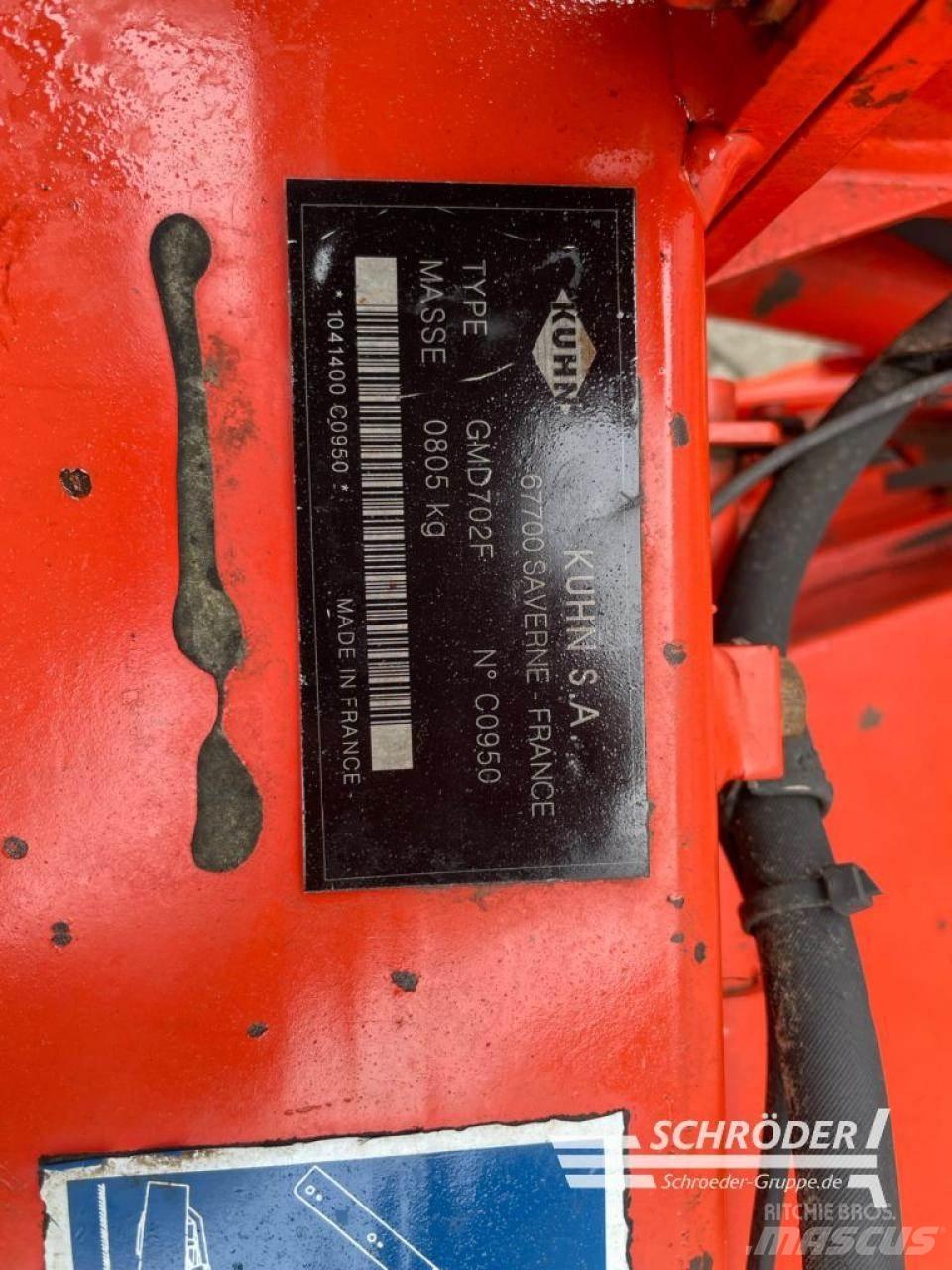 Kuhn GMD 702 F 割草劑