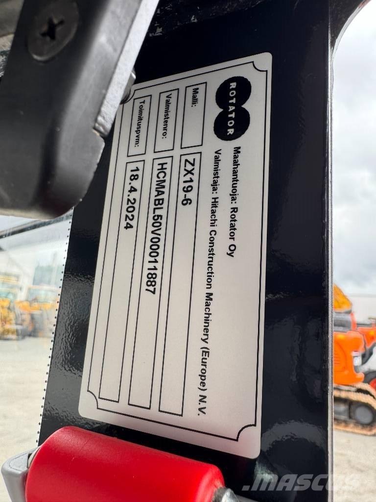 Hitachi ZX 19-6 CR 小型挖土機/掘鑿機<7t(小型挖掘機)