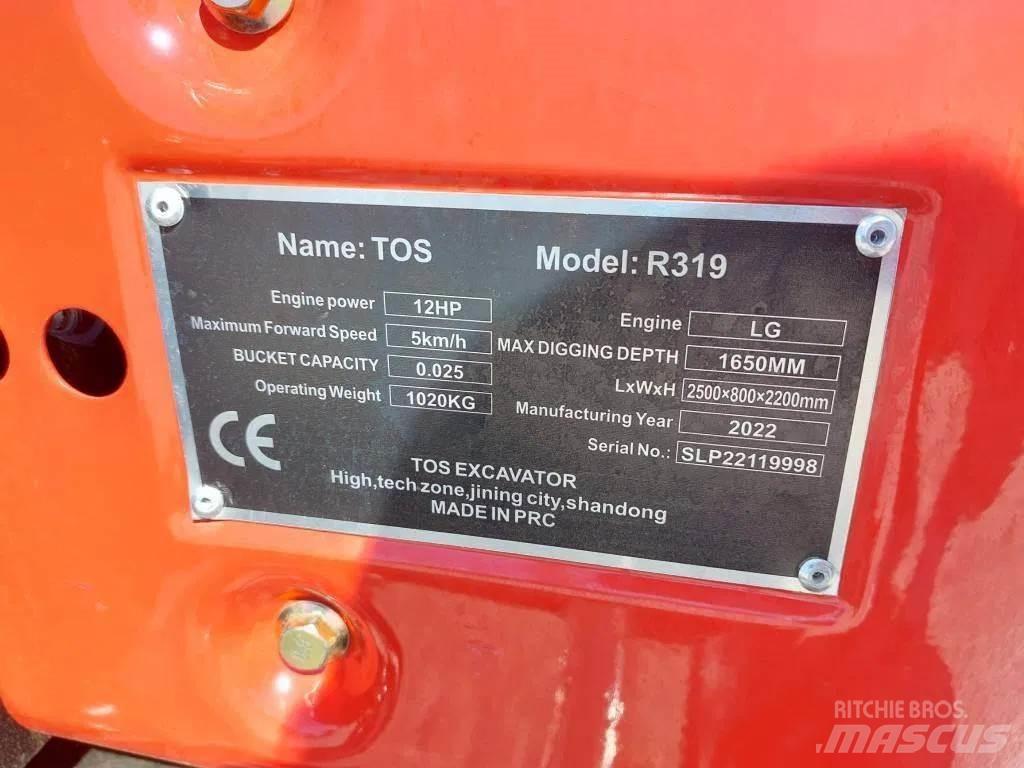 TOS R319 小型挖土機/掘鑿機<7t(小型挖掘機)