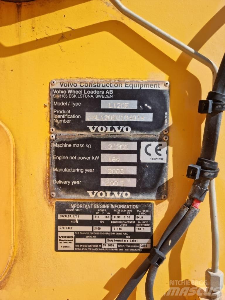 Volvo L 120 E 輪胎式裝載機