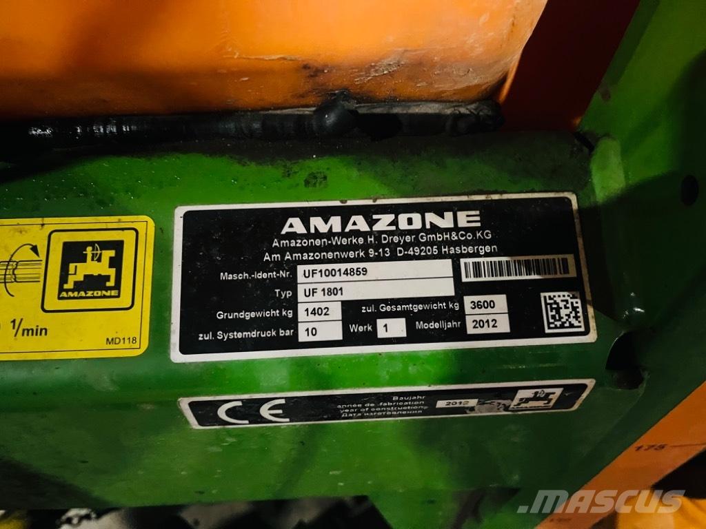 Amazone UF 1801 承載式噴霧機