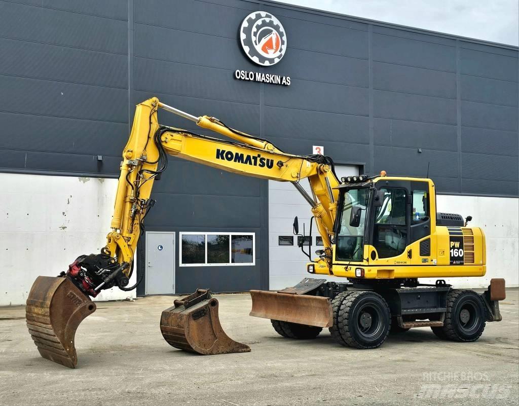 Komatsu pw 160 -8 旋轉式挖土機/掘鑿機/挖掘機