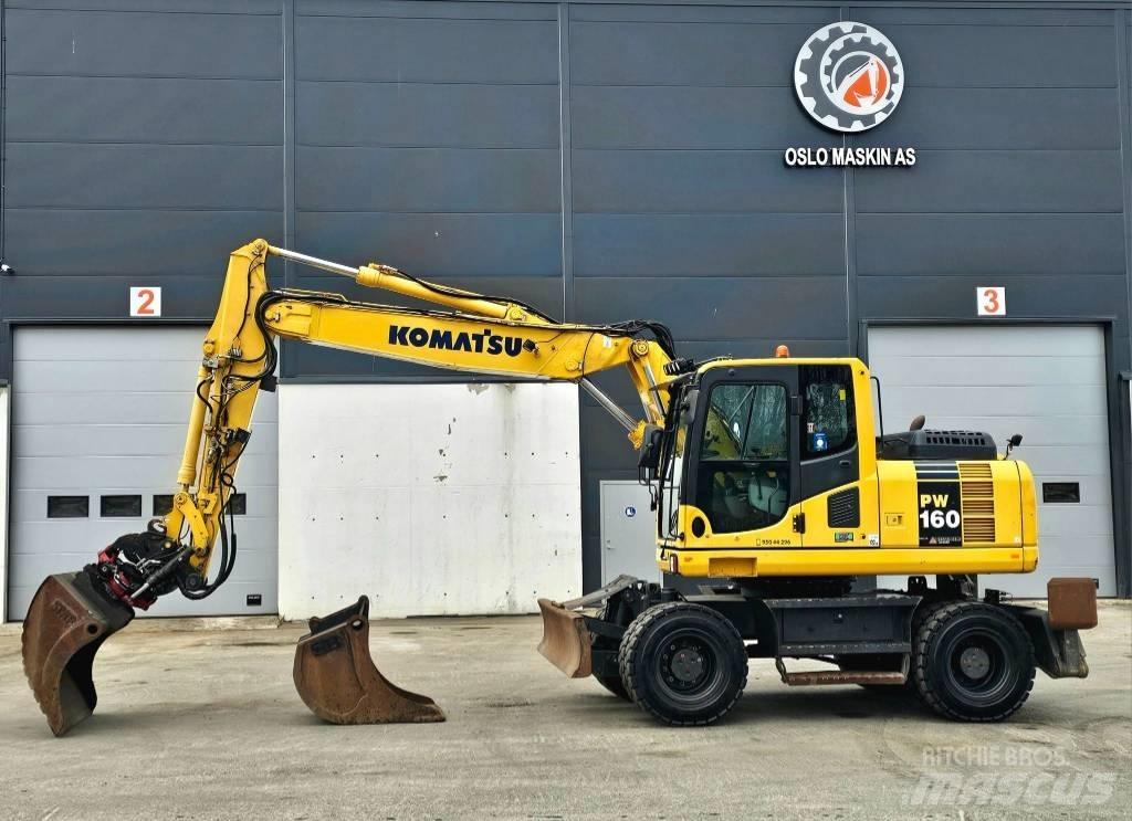 Komatsu pw 160 -8 旋轉式挖土機/掘鑿機/挖掘機