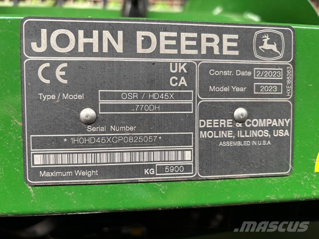 John Deere X9 1000 聯合收穫機