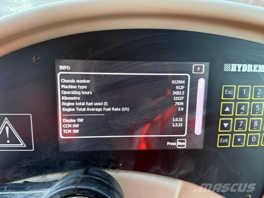 Hydrema 912 F 鉸接式起吊車