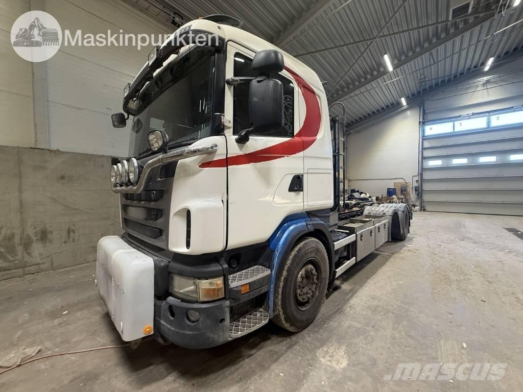 Scania Lastväxlare 吊鉤式起重車