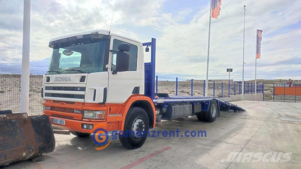 Scania P 220 平板式/側卸式卡車