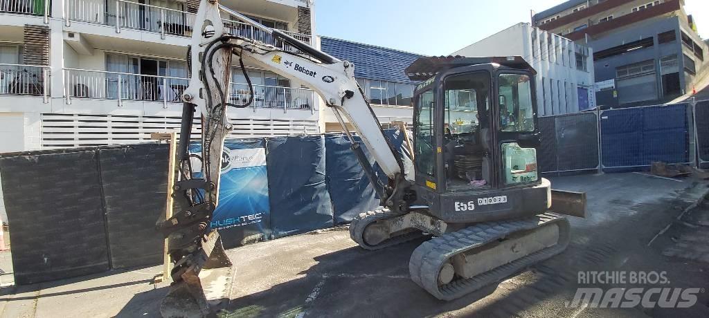 Bobcat E 55 小型挖土機/掘鑿機<7t(小型挖掘機)