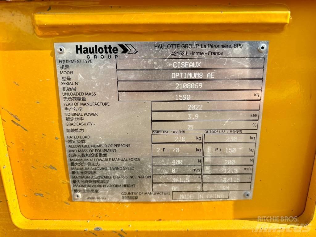 Haulotte OPTIMUM 8 剪式升降機