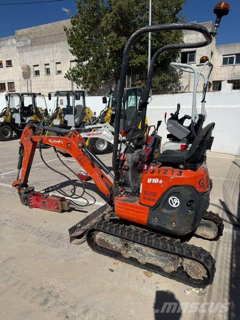 Kubota U 10-3 小型挖土機/掘鑿機<7t(小型挖掘機)
