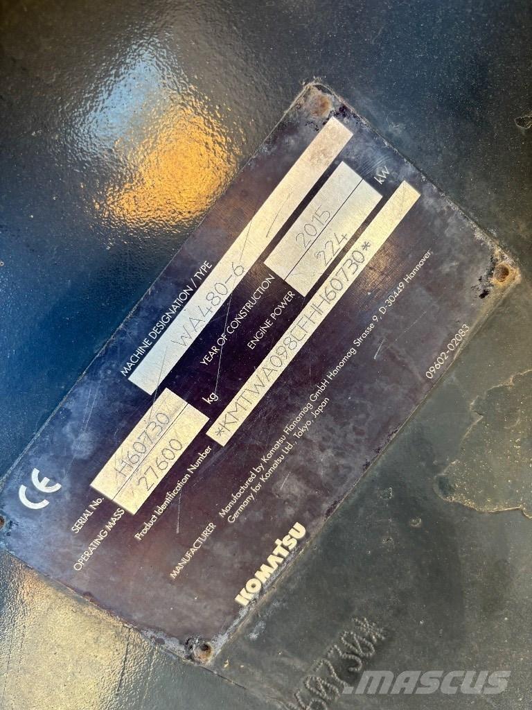 Komatsu WA 480-6 輪胎式裝載機