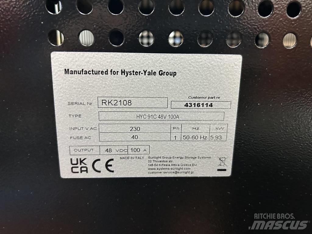 Hyster HYC 91C 充電器；充氣機