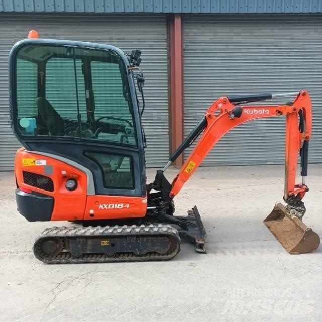 Kubota KX 018-4 小型挖土機/掘鑿機<7t(小型挖掘機)