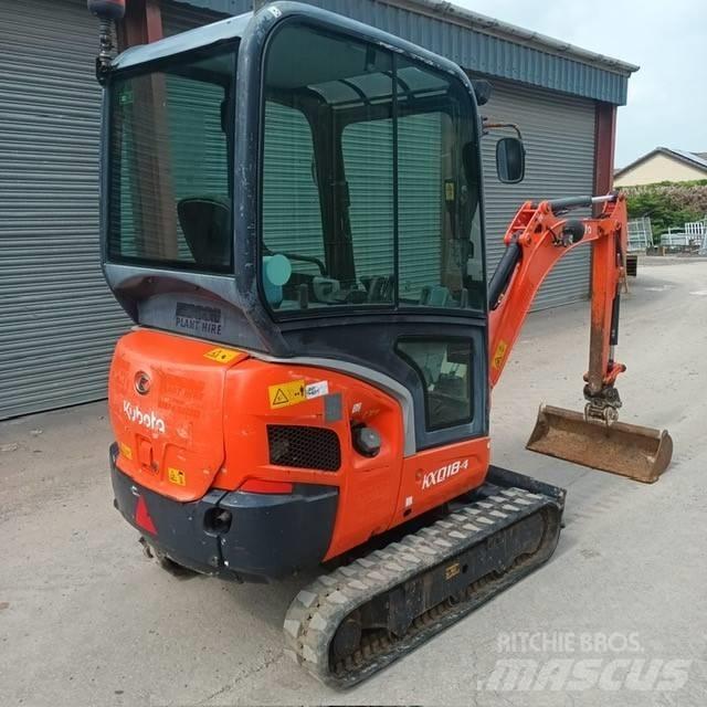 Kubota KX 018-4 小型挖土機/掘鑿機<7t(小型挖掘機)