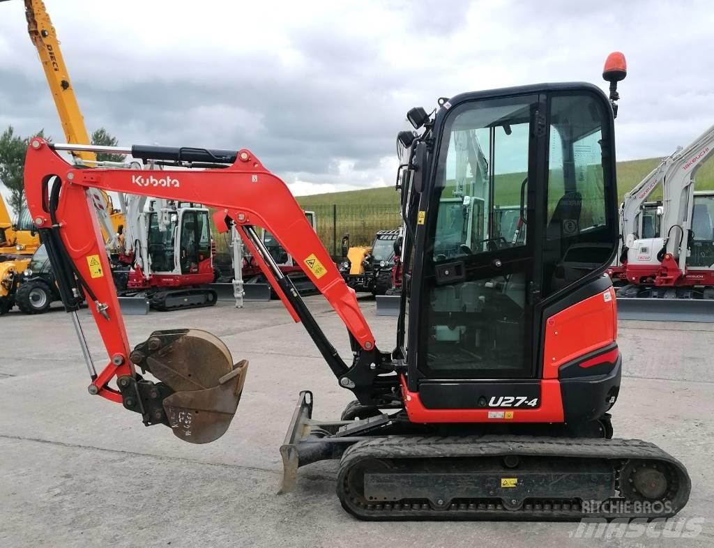 Kubota U27-4 小型挖土機/掘鑿機<7t(小型挖掘機)
