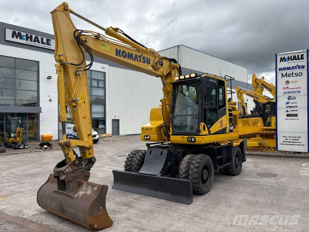 Komatsu PW148-11 旋轉式挖土機/掘鑿機/挖掘機