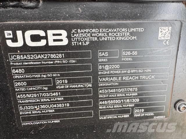 JCB 526-56 Agri Plus 農業用伸縮臂裝載機