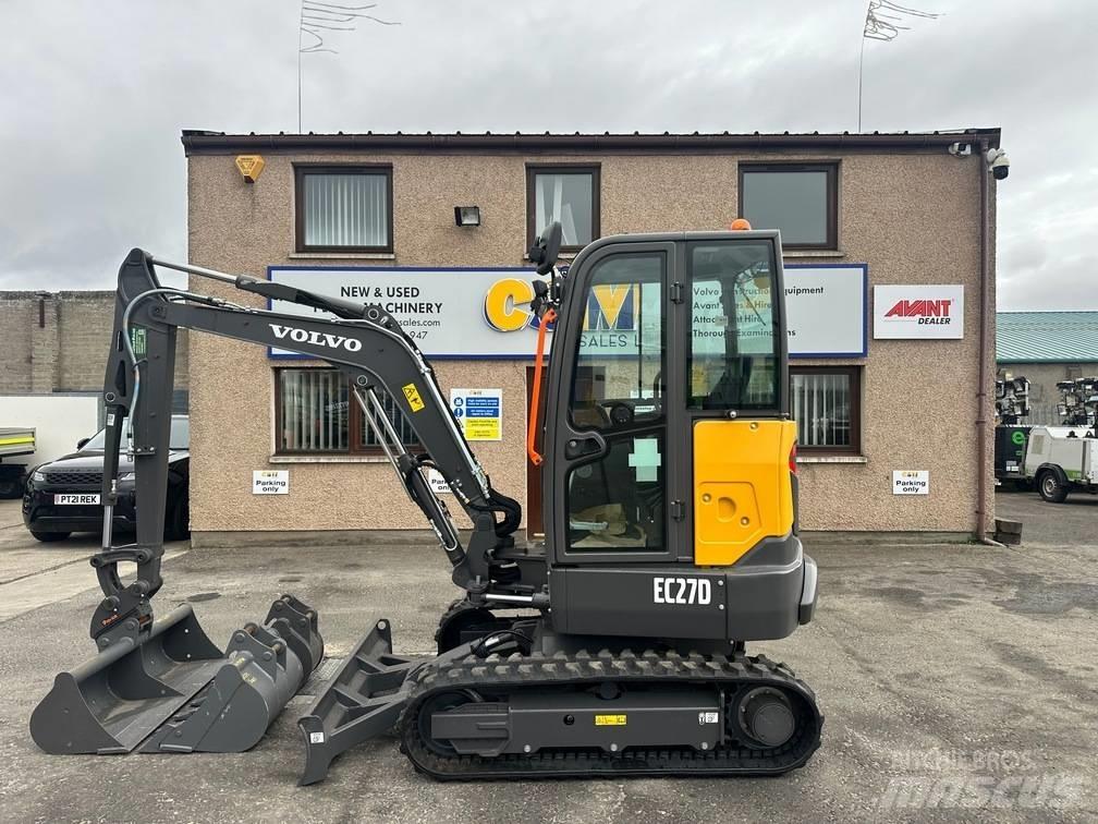 Volvo EC 27 D 小型挖土機/掘鑿機<7t(小型挖掘機)
