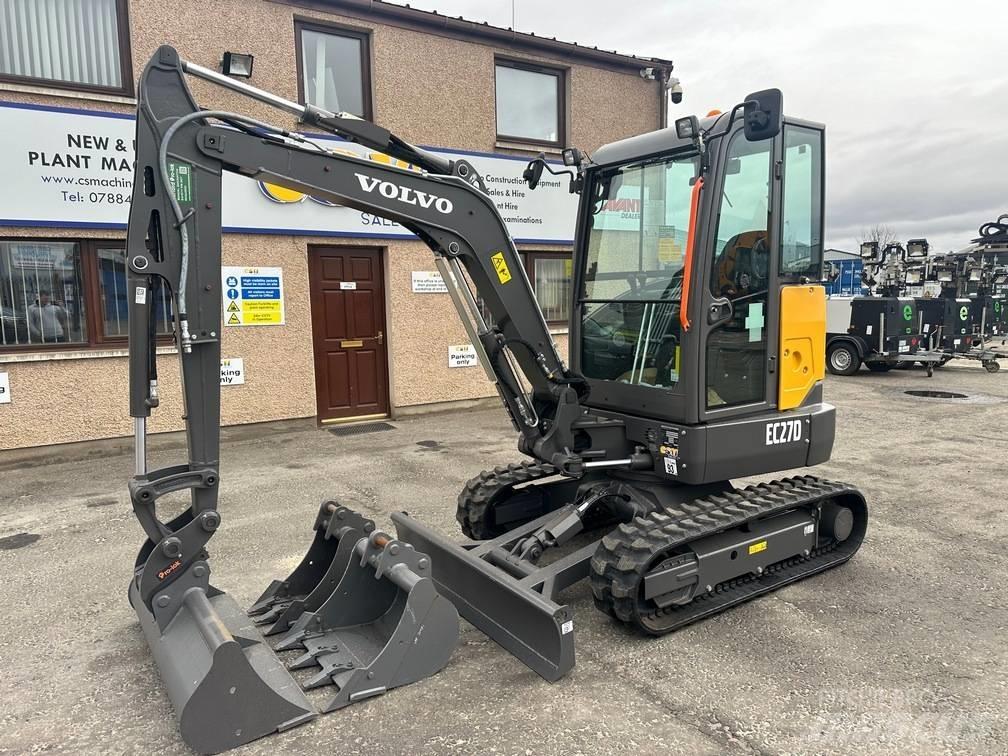 Volvo EC 27 D 小型挖土機/掘鑿機<7t(小型挖掘機)