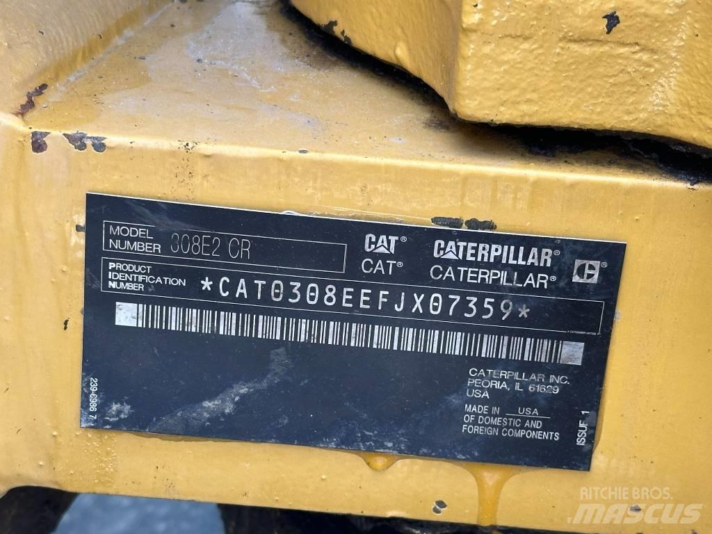 CAT 308 E 2 CR 中型挖土機/掘鑿機/挖掘機 7t-12t