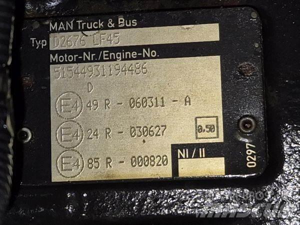 MAN D2676 LF45 引擎/發動機
