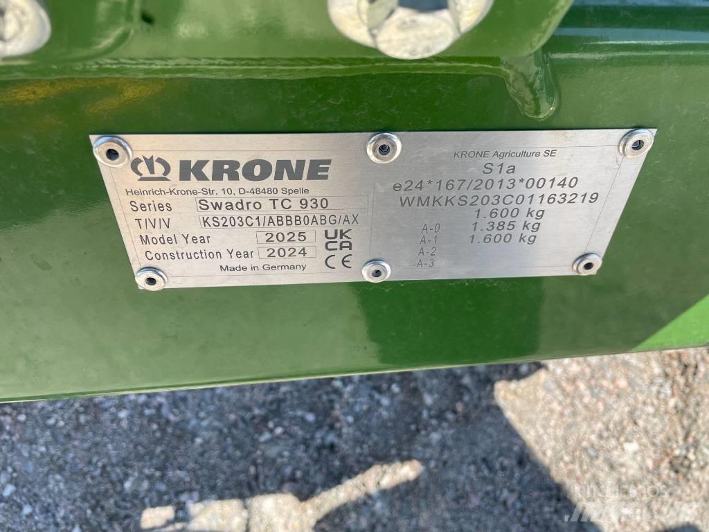 Krone TC 930 Plus 堆草機