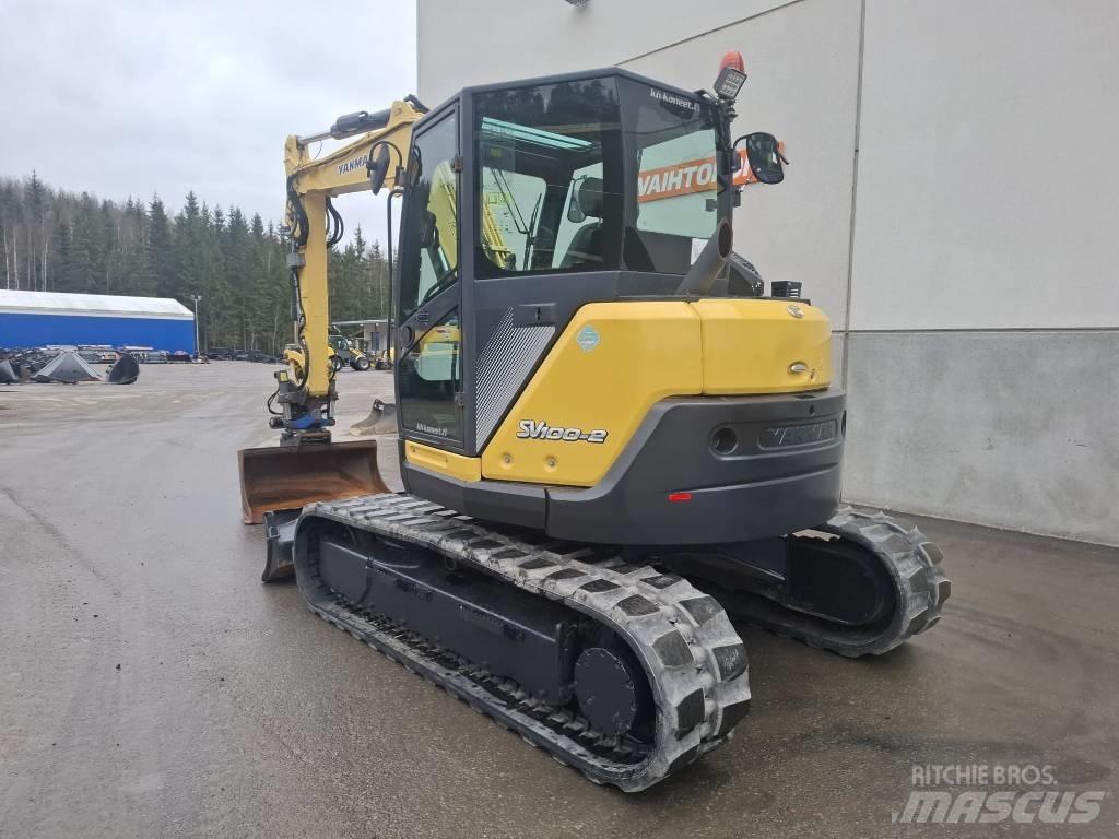 Yanmar SV 100-2A 中型挖土機/掘鑿機/挖掘機 7t-12t