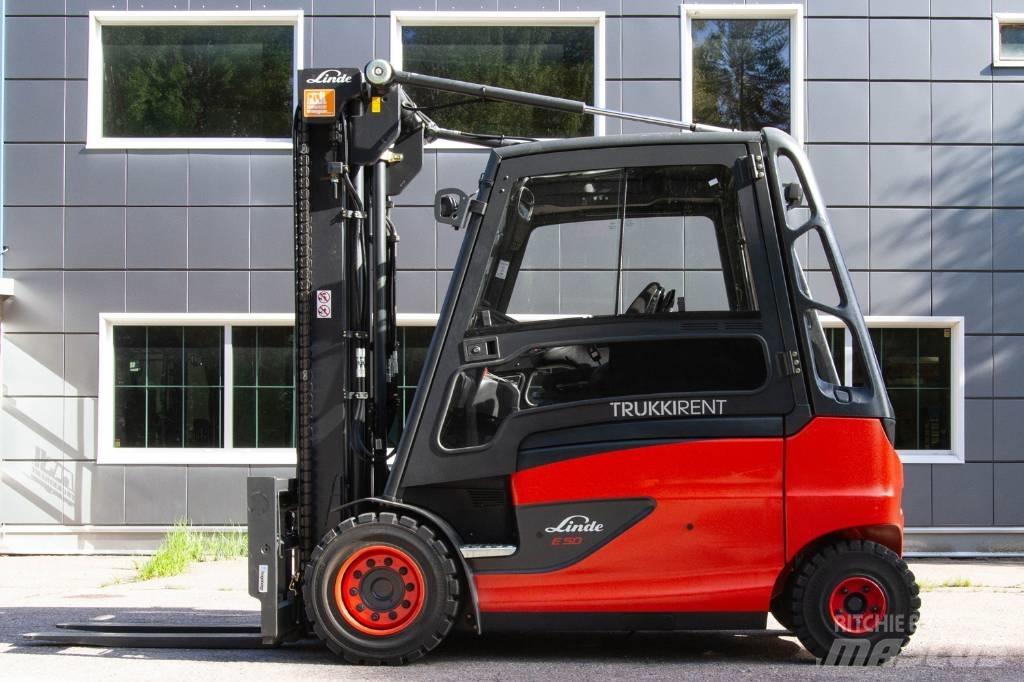 Linde E50HL-01 電動堆高機