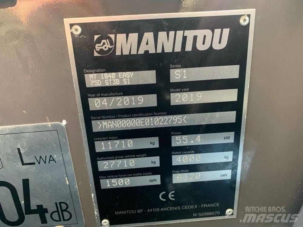 Manitou MT 1840 伸縮臂操作車