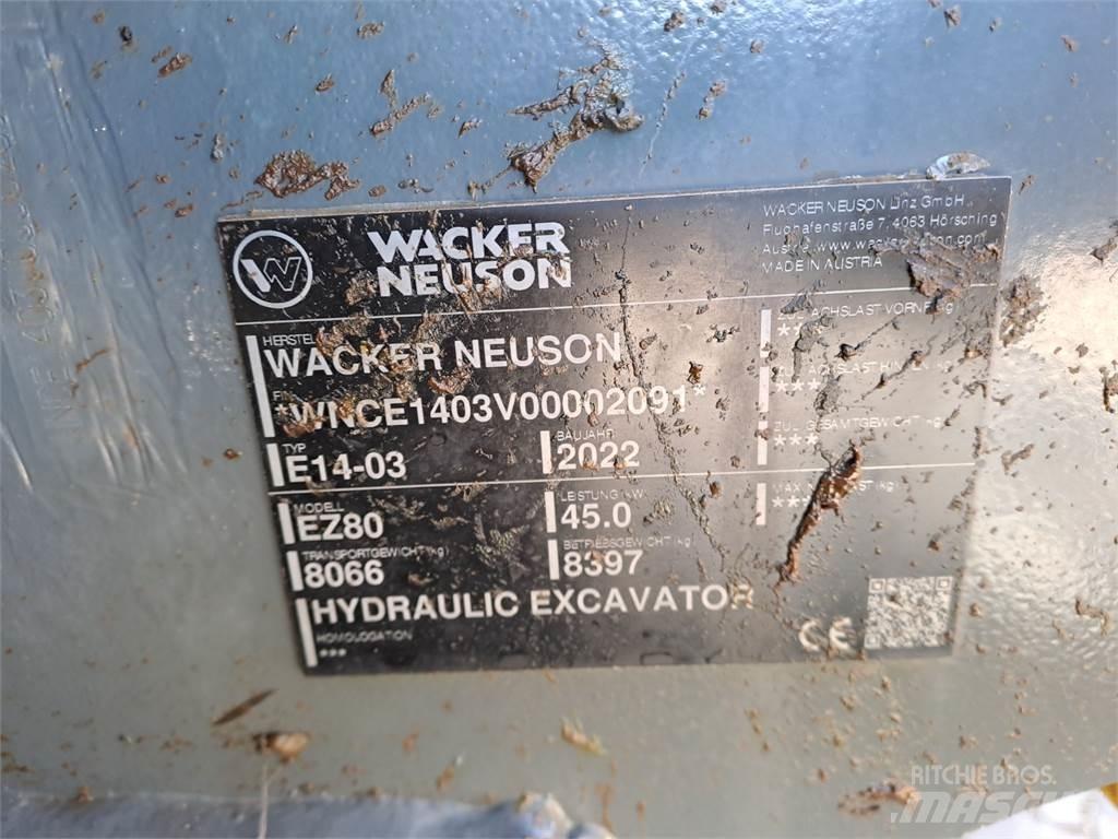 Wacker Neuson EZ80 履帶式 挖土機/掘鑿機/挖掘機