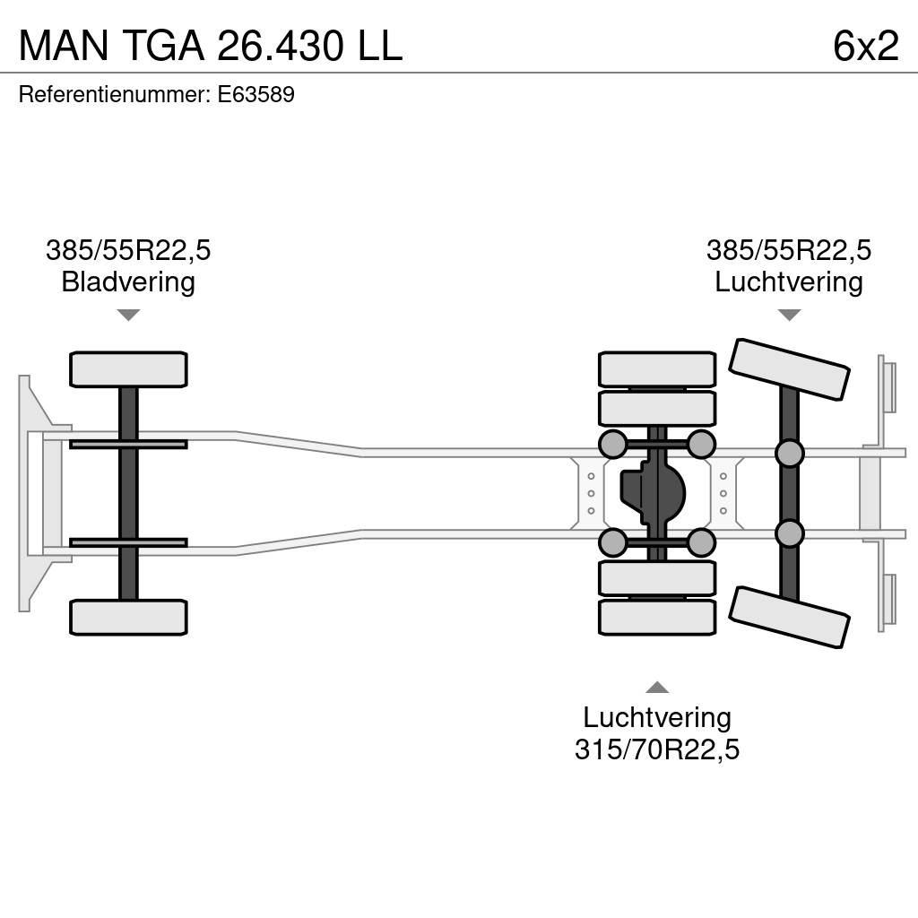 MAN TGA 26.430 LL 吊鉤式起重車