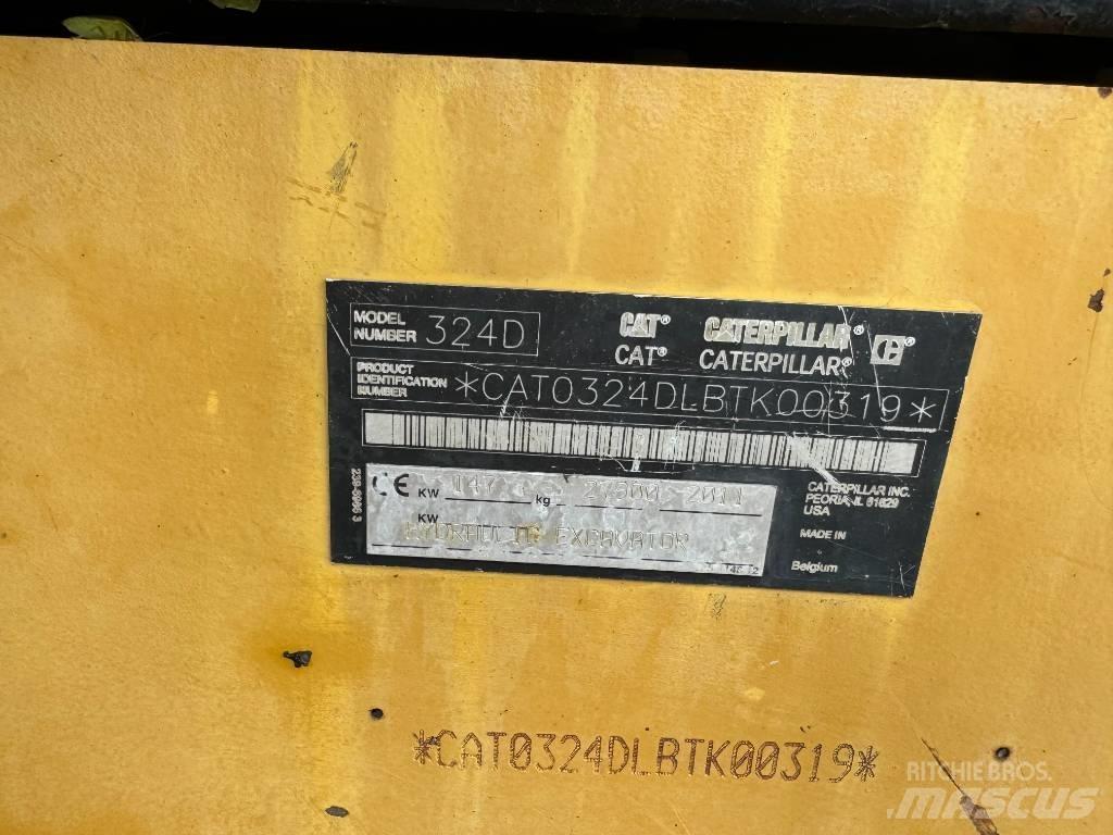 CAT 324 D L 履帶式 挖土機/掘鑿機/挖掘機