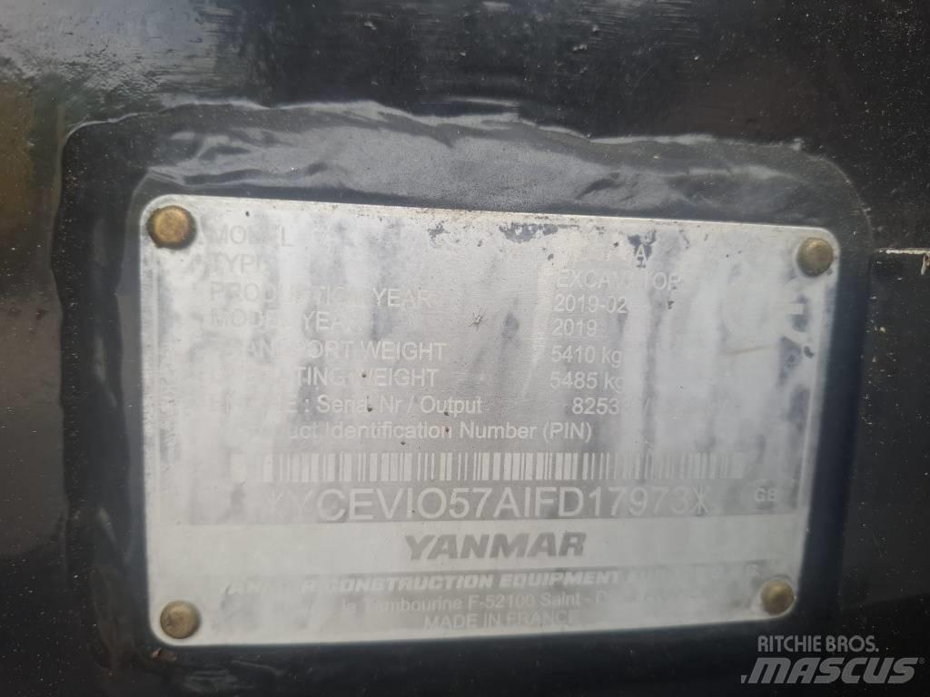 Yanmar Vio 57-6A 小型挖土機/掘鑿機<7t(小型挖掘機)