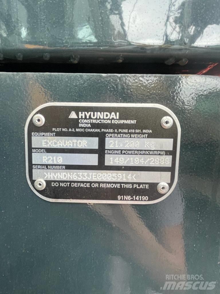 Hyundai R210 履帶式 挖土機/掘鑿機/挖掘機
