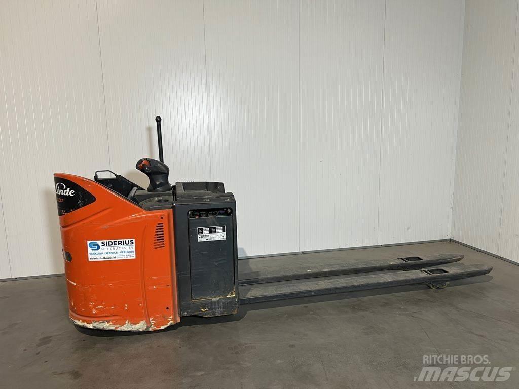 Linde T20SP-02 手拉式油壓拖板車
