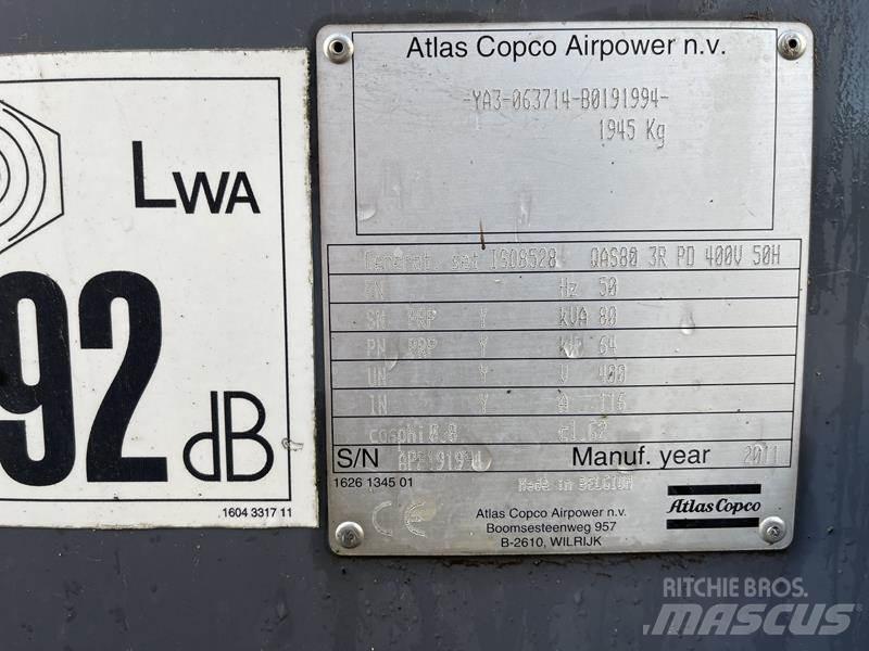 Atlas Copco QAS 80 柴油發電機