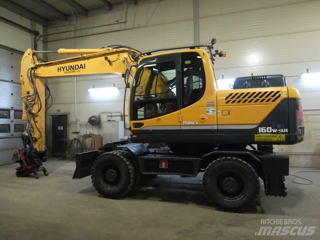 Hyundai R 160 W-9A 旋轉式挖土機/掘鑿機/挖掘機
