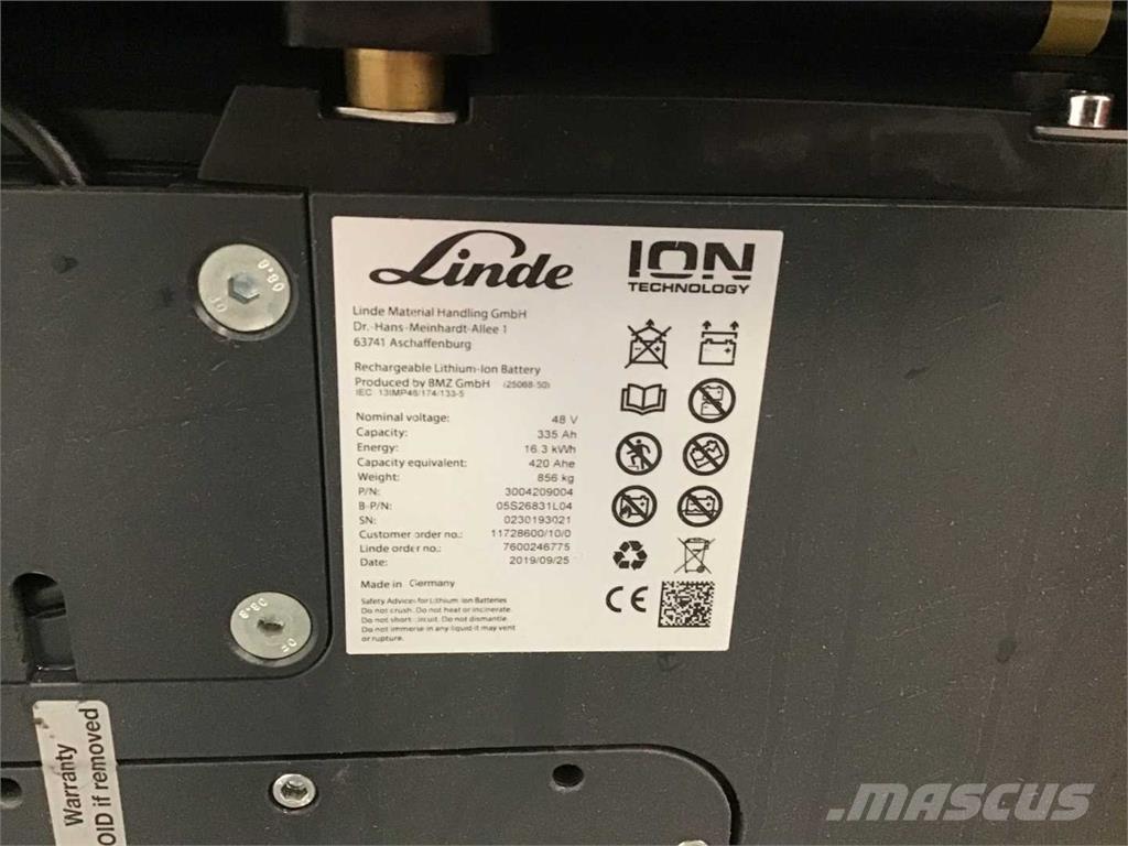 Linde E16 ION 電動堆高機