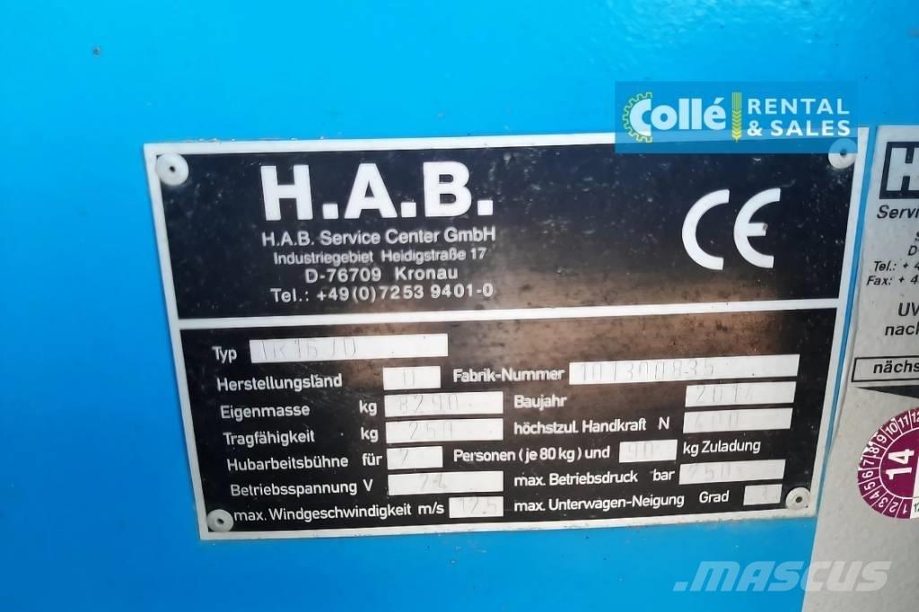HAB TR16JD | 2014 伸縮臂高空作業車