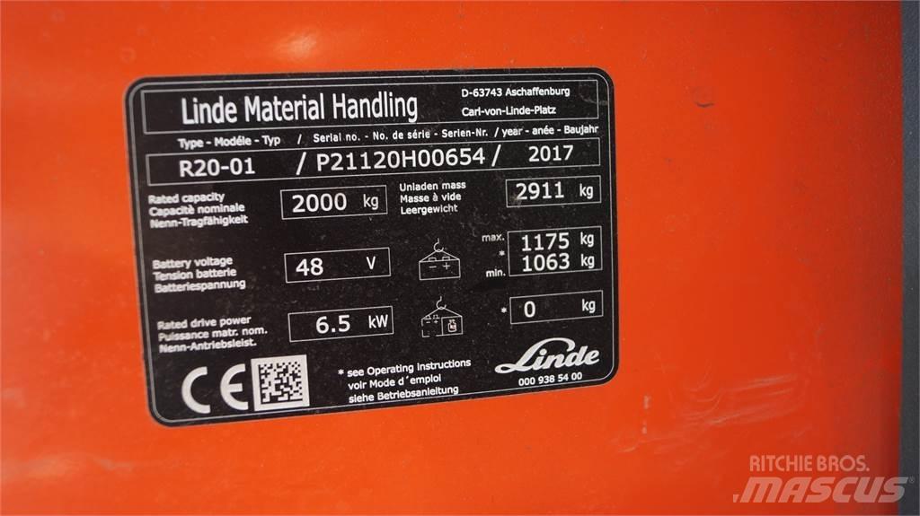 Linde R20 前伸式堆高機(叉車)