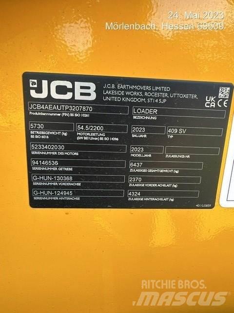JCB 409 輪胎式裝載機