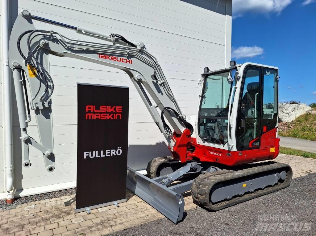 Takeuchi TB260 小型挖土機/掘鑿機<7t(小型挖掘機)