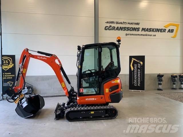 Kubota KX 019-4 小型挖土機/掘鑿機<7t(小型挖掘機)