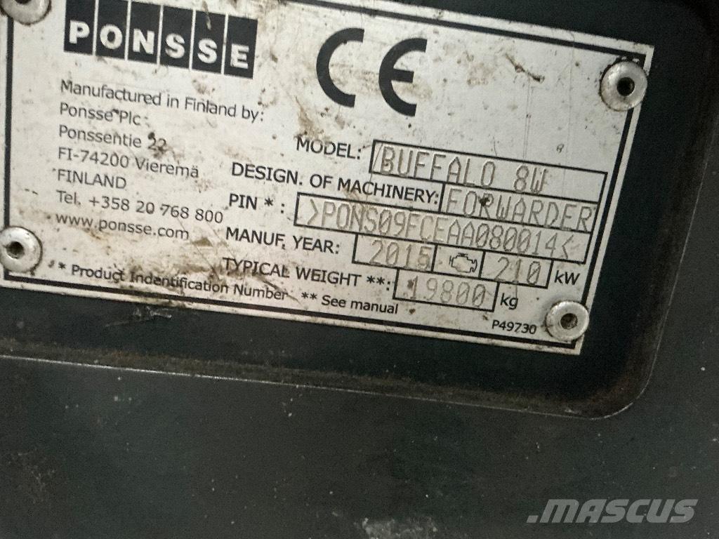 Ponsse BUFFALO 8W 集運機