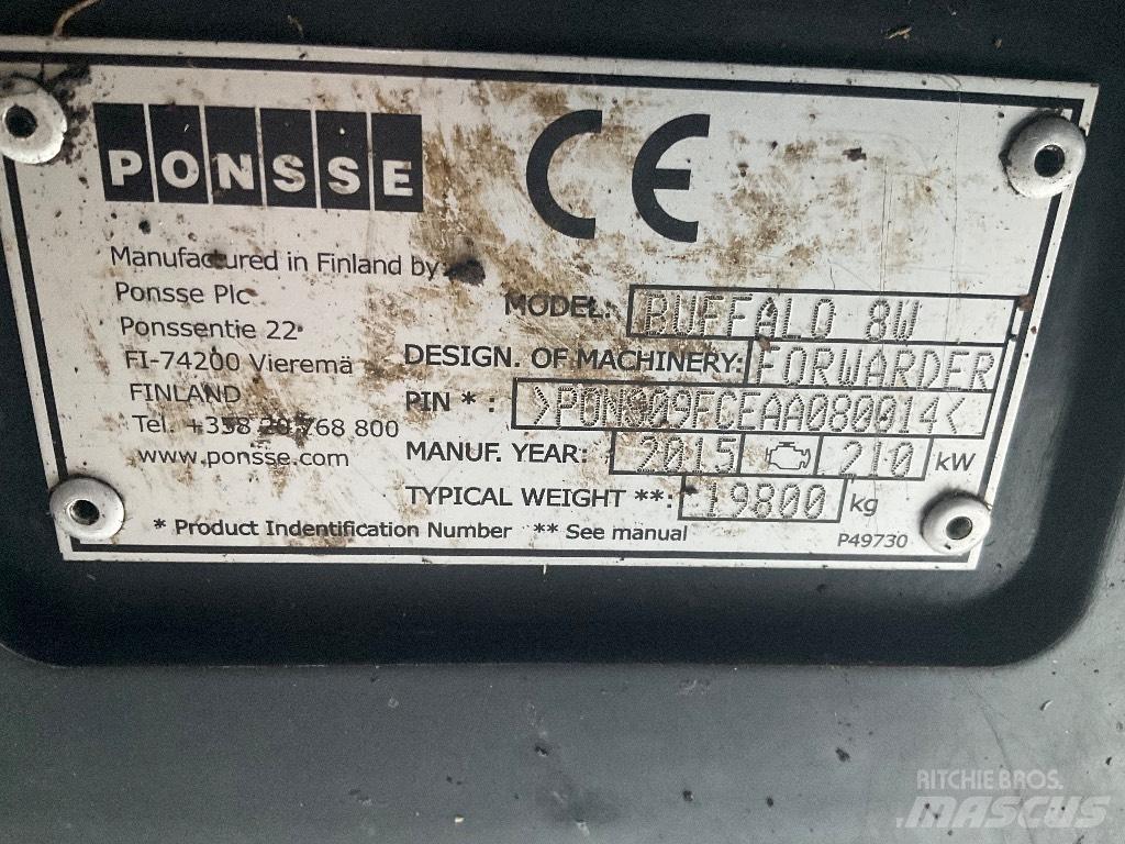 Ponsse BUFFALO 8W 集運機