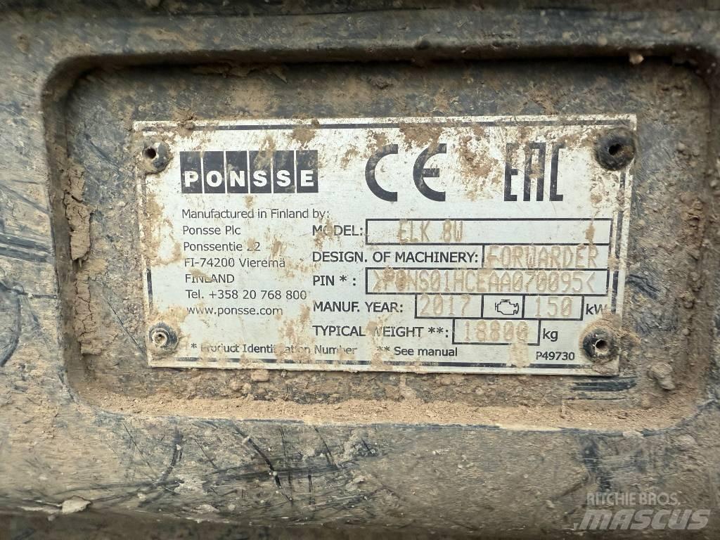 Ponsse ELK 8W 集運機