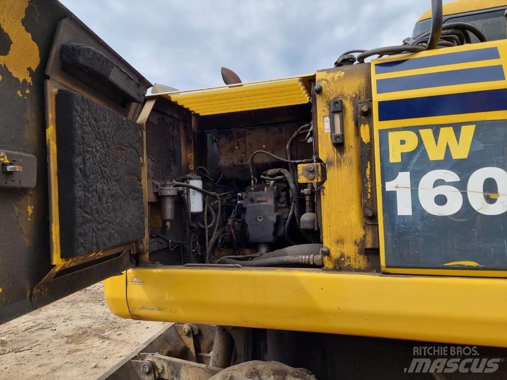 Komatsu PW 160-7 旋轉式挖土機/掘鑿機/挖掘機