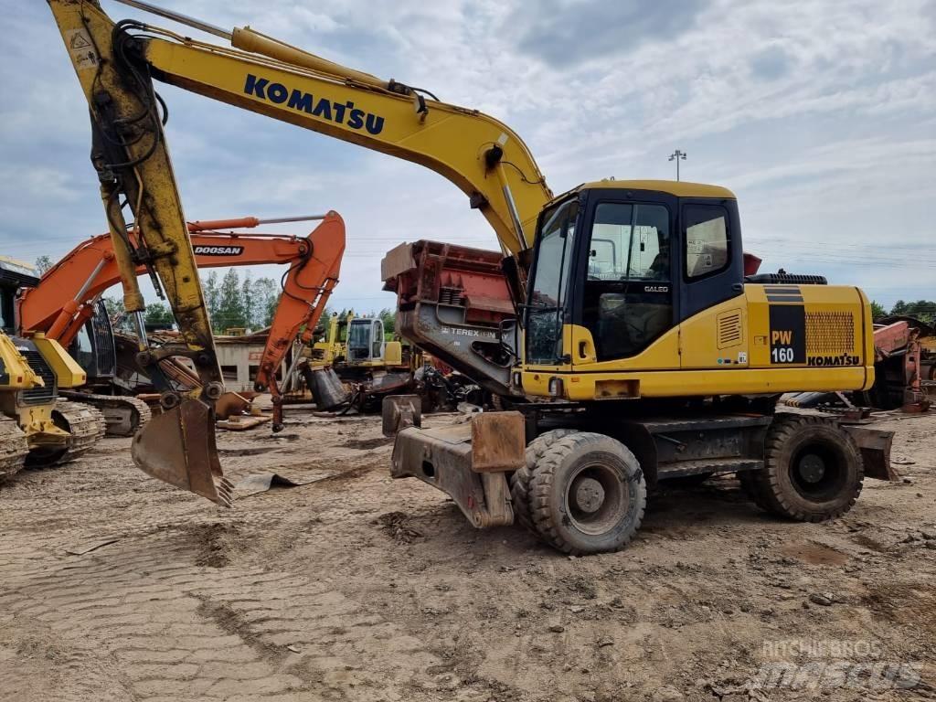 Komatsu PW 160-7 旋轉式挖土機/掘鑿機/挖掘機