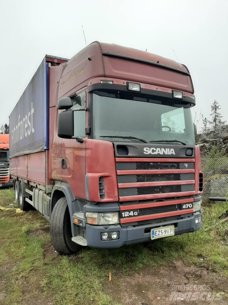 Scania R 124 篷布卡車